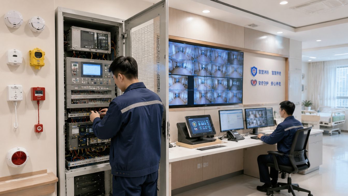 榕城区为养老消防安防提供联动方案